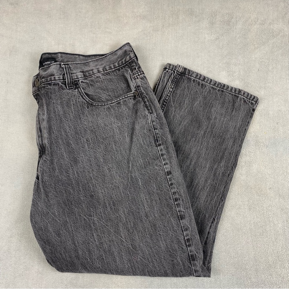 Vintage Y2K Rocawear Acid Wash Oversized Baggy Jeans 42x32 Streetwear, Grunge